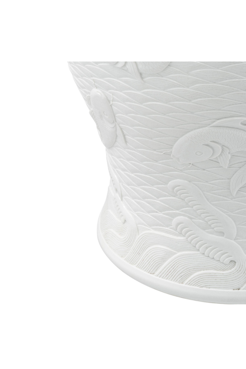 White Ceramic Vase | Eichholtz Voltaire | Oroatrade.com