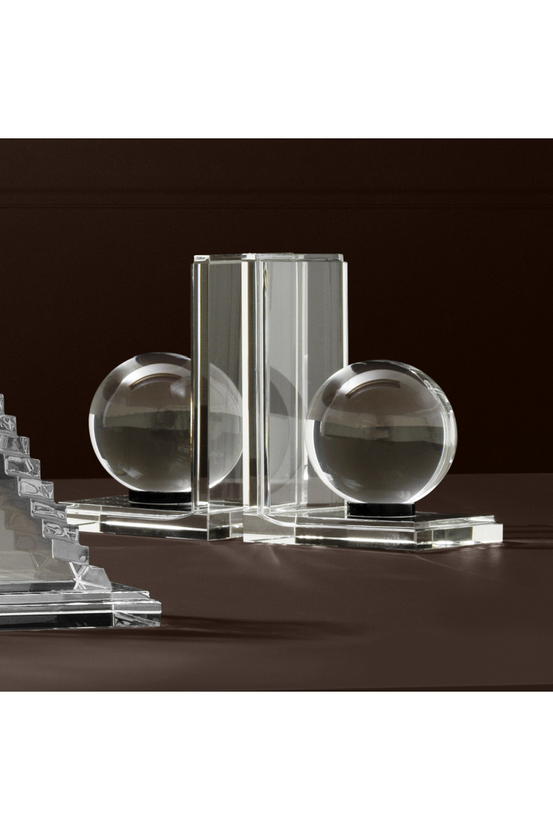Glass Bookend (set of 2) | Eichholtz Lunda | OROA TRADE