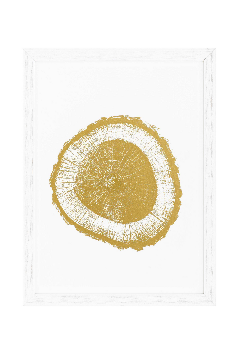 Gold Foil Tree Print (Set of 4) | Eichholtz Tree Rings | OROA TRADE