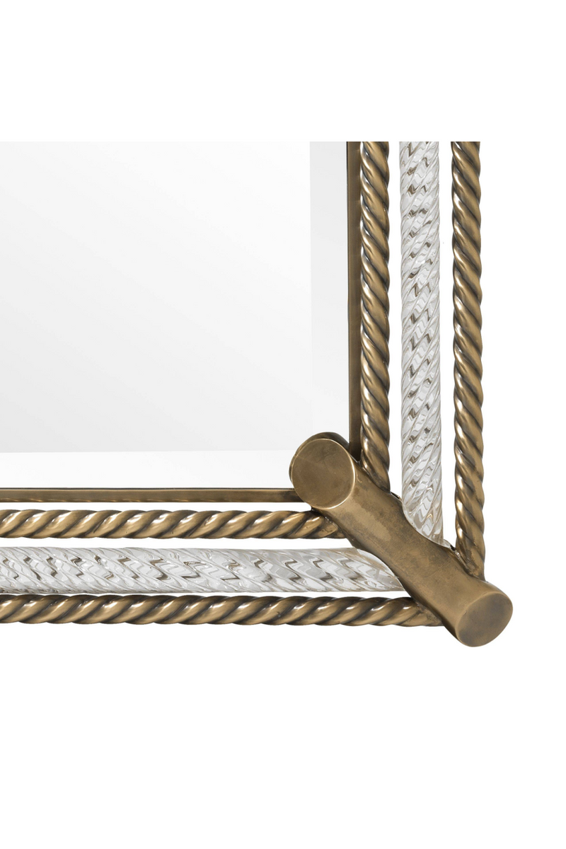 Brass Roped Frame Wall Mirror | Eichholtz Cantoni | OROA TRADE