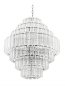 Cascading Bevelled Glass Chandelier | Eichholtz Vittoria | Oroatrade.com
