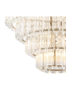 Cascading Bevelled Glass Chandelier | Eichholtz Vittoria | Oroatrade.com