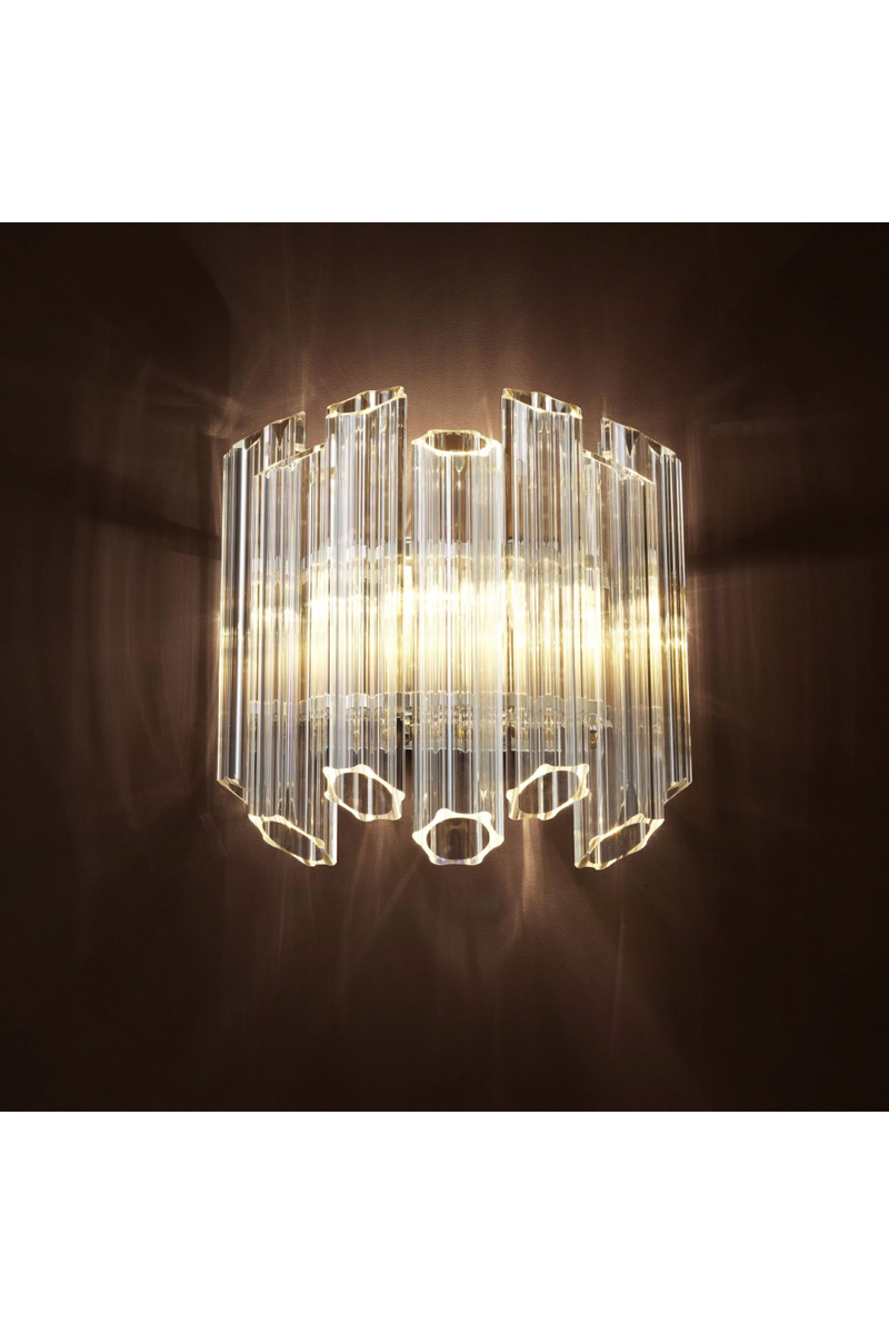 Bevelled Glass Tubes Wall Lamp | Eichholtz Vittoria | OROATRADE.com