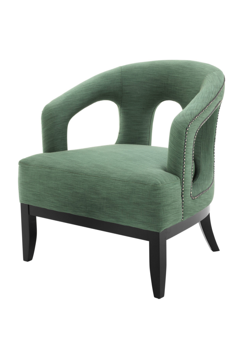 Studded Green Accent Chair | Eichholtz Adam | Oroatrade.com
