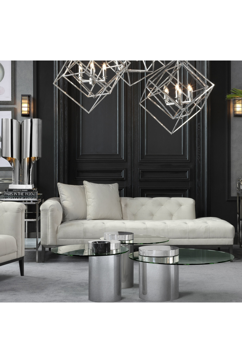 Gray Tufted Modular Sofa | Eichholtz Cesare | Oroatrade.com