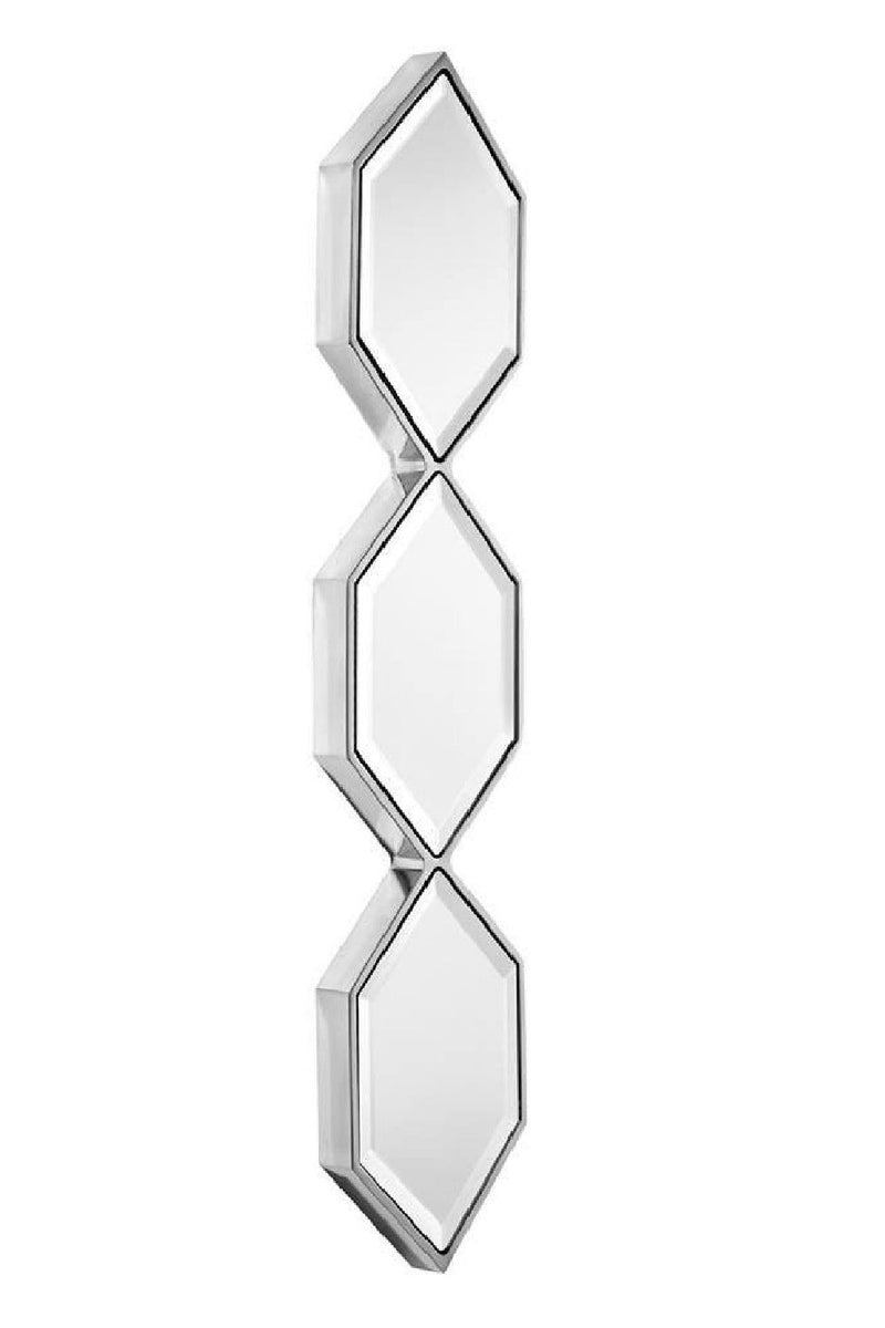 Silver Hexagonal Trio Mirror | Eichholtz Saronno | OROA TRADE