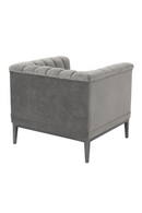 Gray Velvet Barrel Chair | Eichholtz Raffles | Oroatrade.com