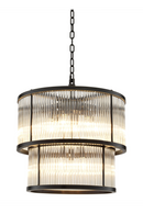 2 Tier Glass Chandelier | Eichholtz Pasadena | OROA TRADE