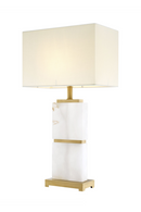 Alabaster White Marble Table Lamp | Eichholtz Robbins | OROA TRADE