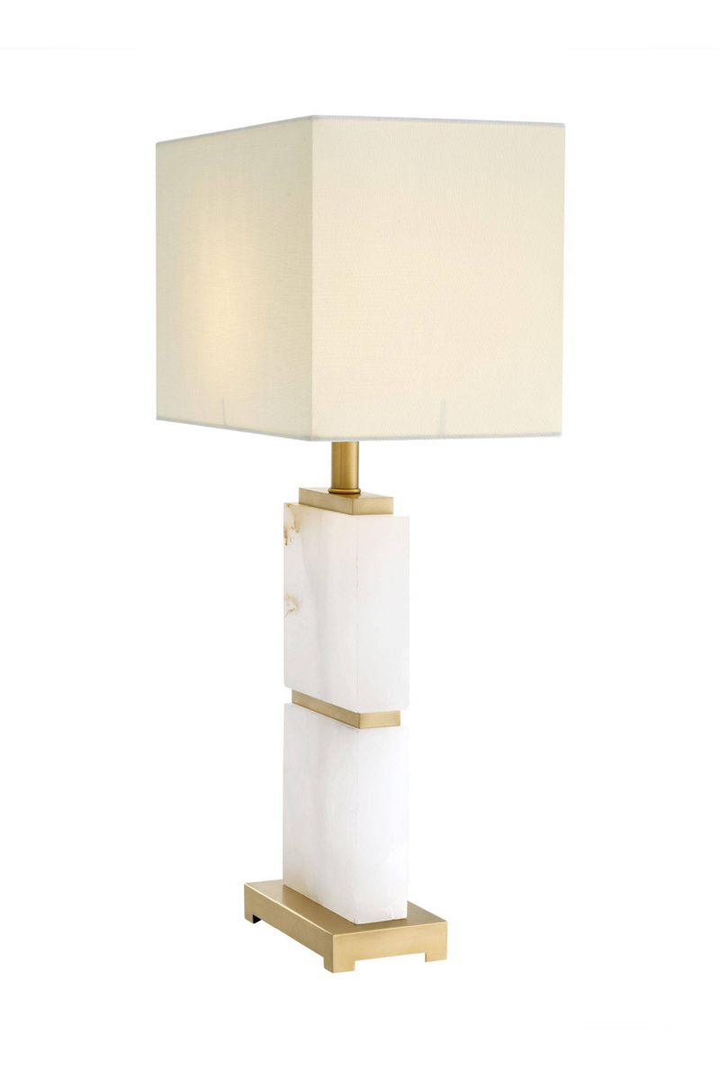 Alabaster White Marble Table Lamp | Eichholtz Robbins | OROA TRADE