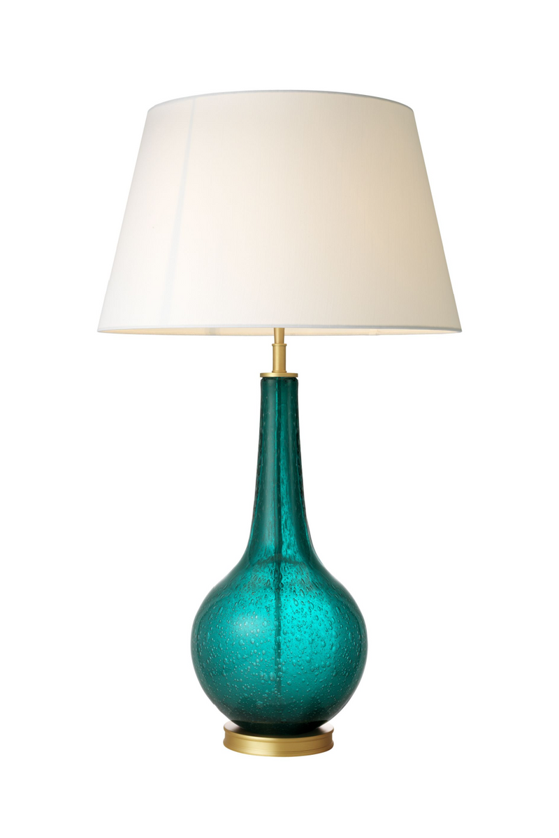 Turquoise Glass Table Lamp | Eichholtz Massaro | OROA TRADE