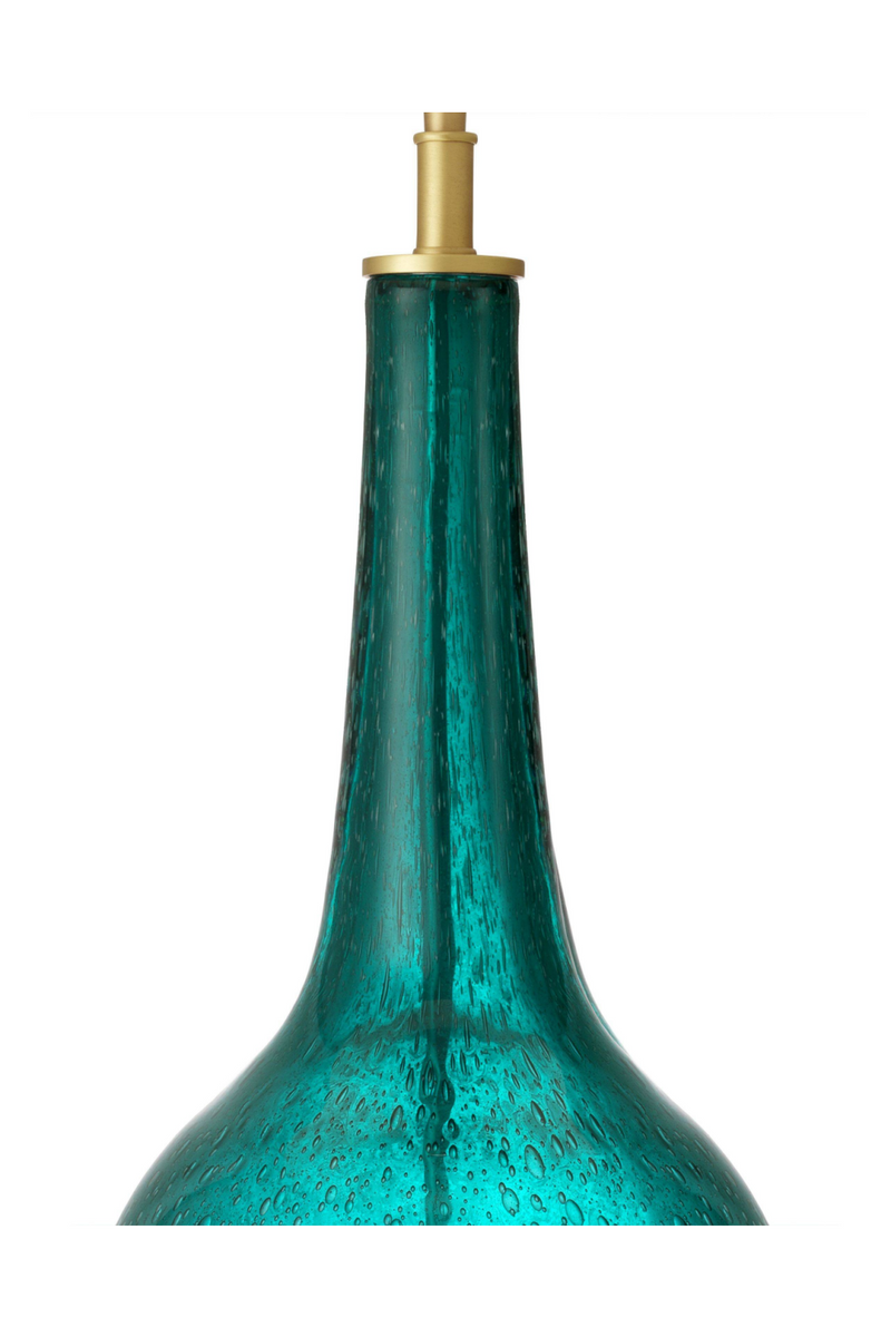 Turquoise Glass Table Lamp | Eichholtz Massaro | OROA TRADE