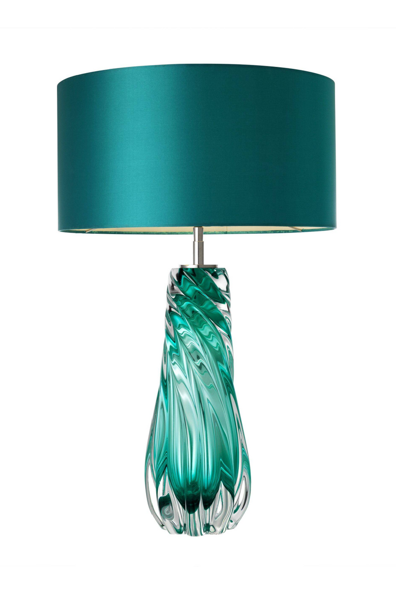 Teal Blown Glass Table Lamp | Eichholtz Barron | OROA TRADE