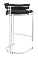 Black Velvet Bar Stool | Eichholtz Dante |