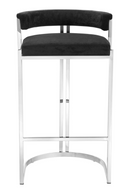 Black Velvet Bar Stool | Eichholtz Dante |