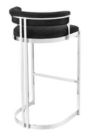 Black Velvet Counter Stool | Eichholtz Dante |