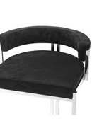 Black Velvet Counter Stool | Eichholtz Dante |