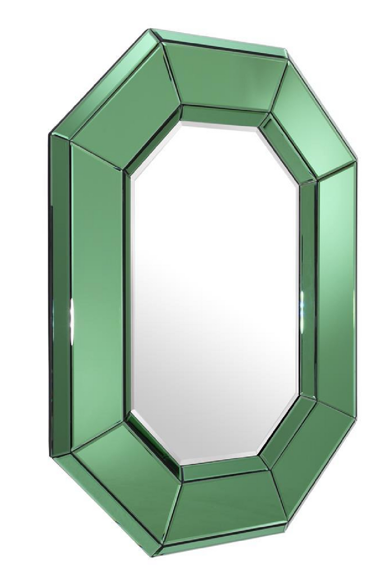 Green Octagonal Glass Mirror | Eichholtz Le Sereno | OROA TRADE