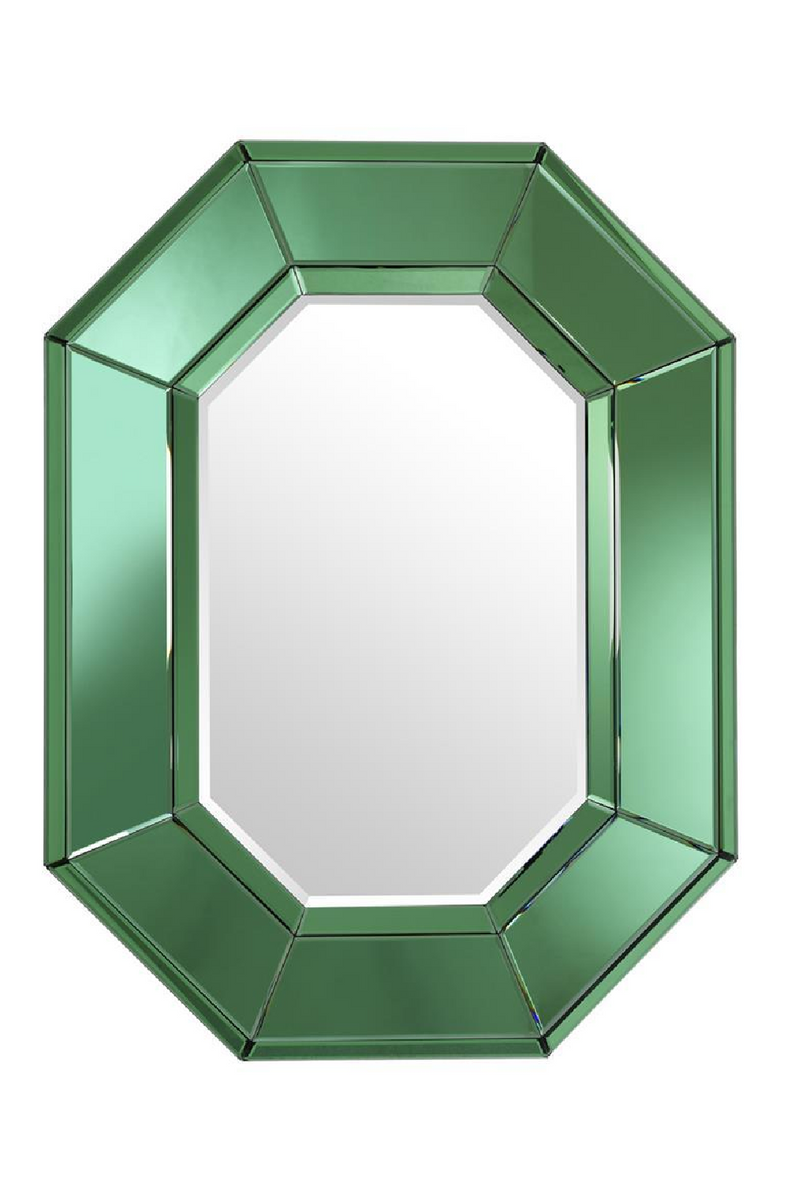 Green Octagonal Glass Mirror | Eichholtz Le Sereno | OROA TRADE