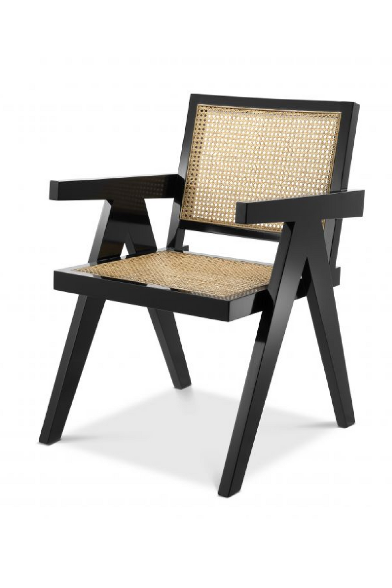 Black Cane Dining Chair | Eichholtz Adagio | Oroatrade