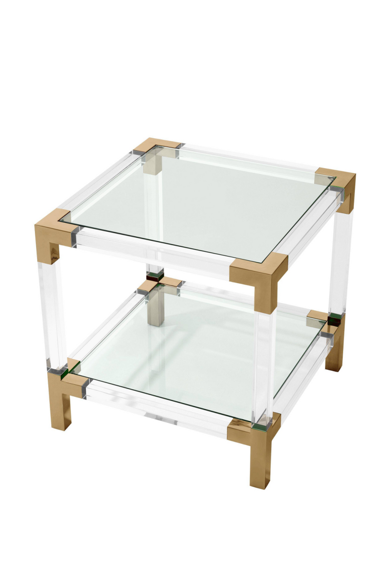Clear Glass Side Table | Eichholtz Royalton | OROA TRADE