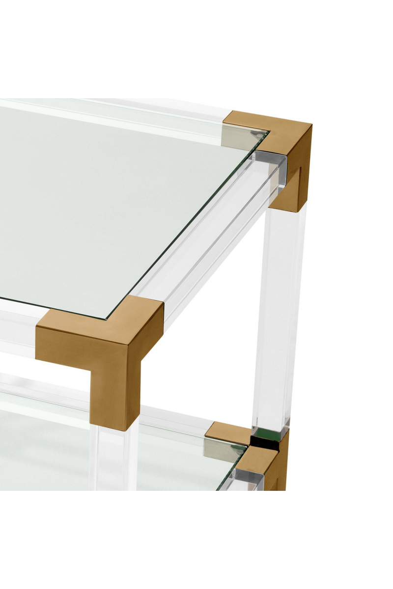 Clear Glass Side Table | Eichholtz Royalton | OROA TRADE