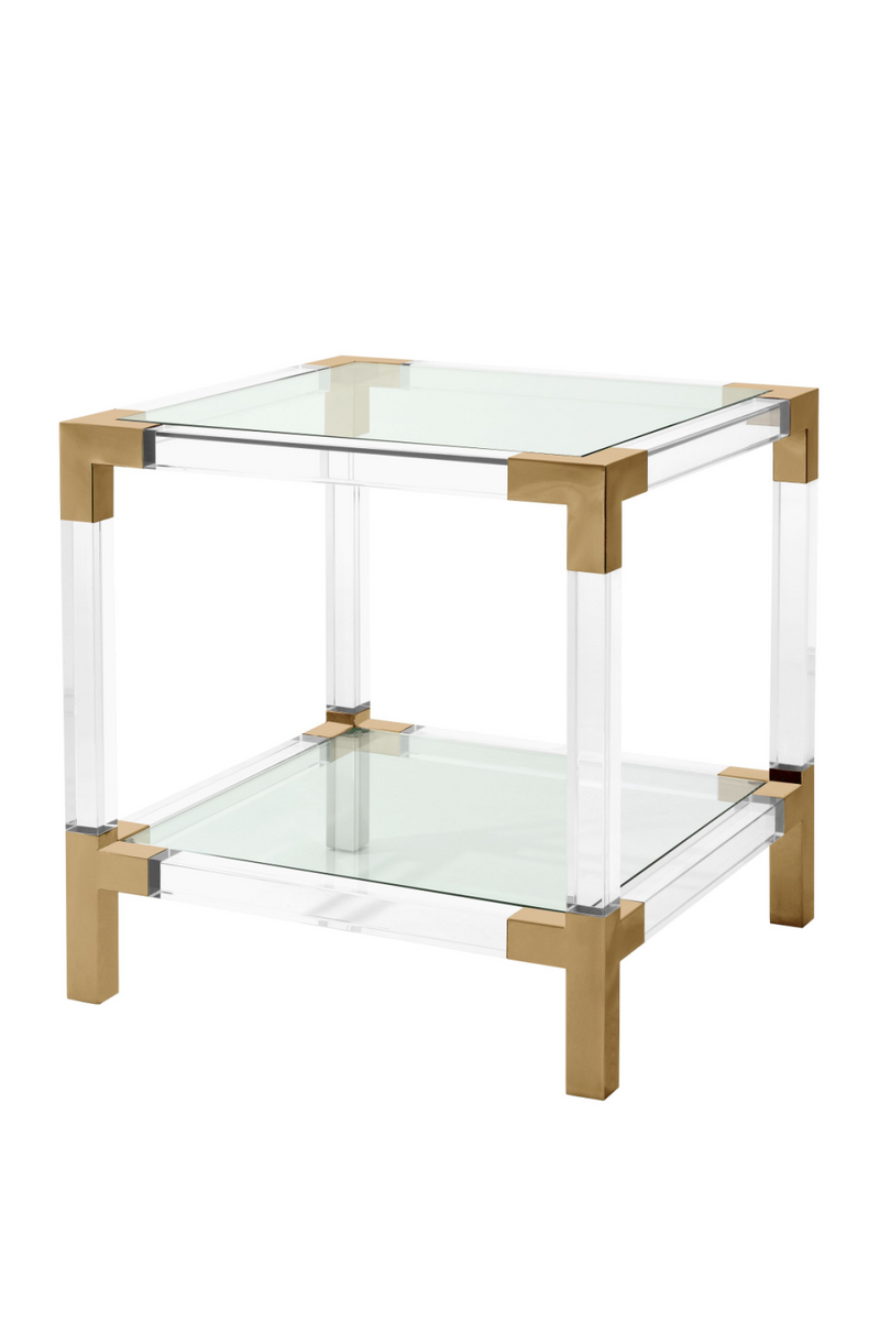 Clear Glass Side Table | Eichholtz Royalton | OROA TRADE