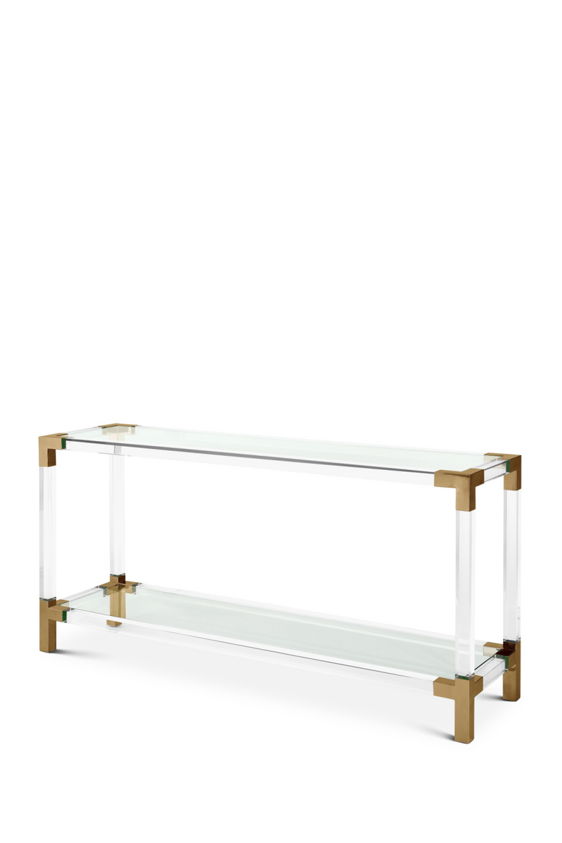 Clear Glass Console Table | Eichholtz Royalton |