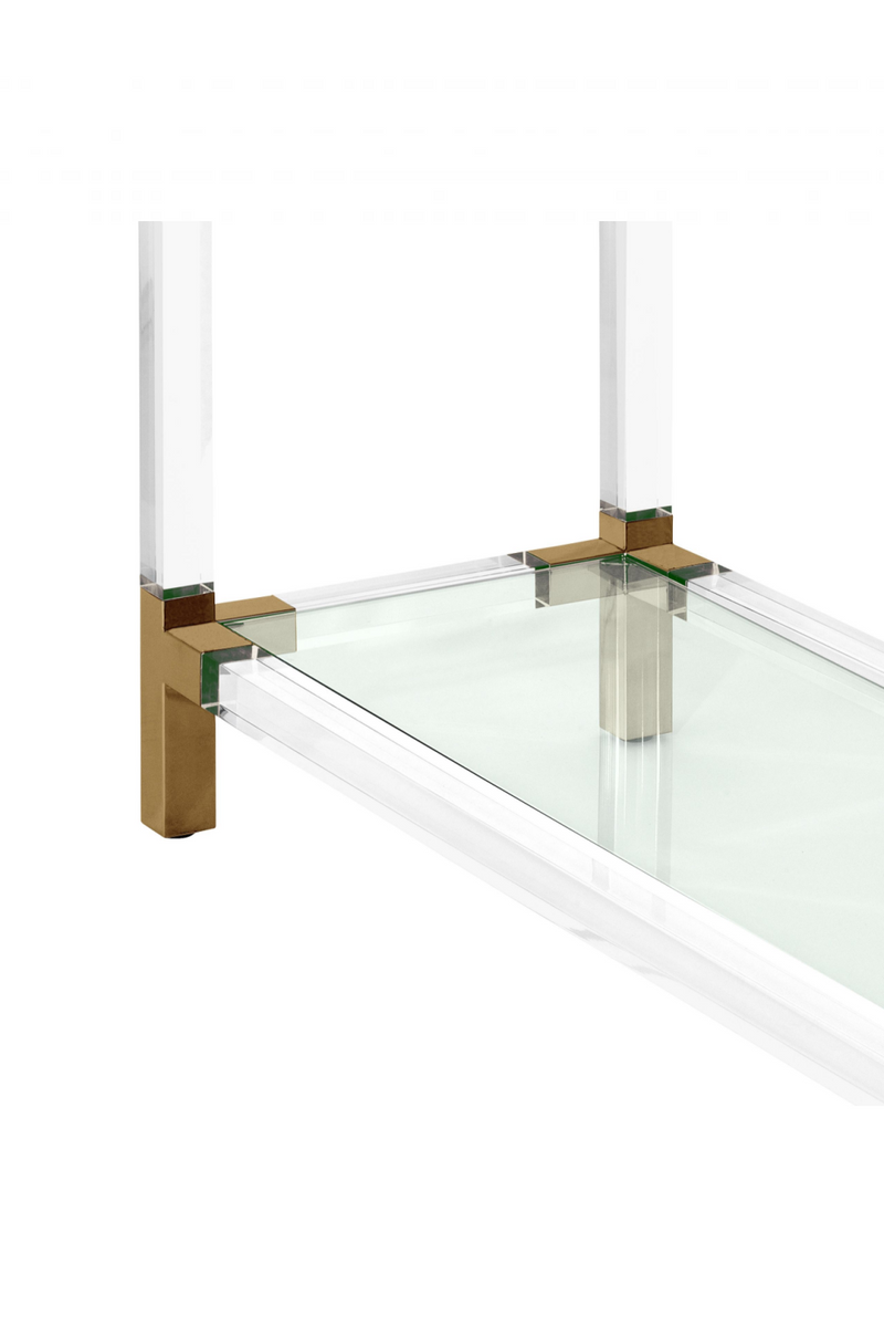Clear Glass Console Table | Eichholtz Royalton |