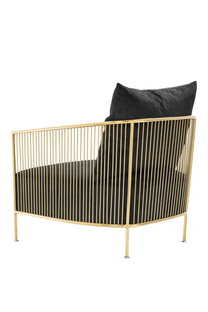 Black Velvet Wire Chair | Eichholtz Knox | Oroatrade.com