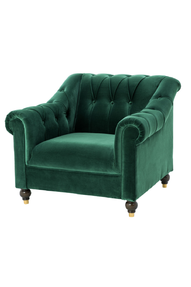 Tufted Green Accent Chair | Eichholtz Brian | Oroatrade.com