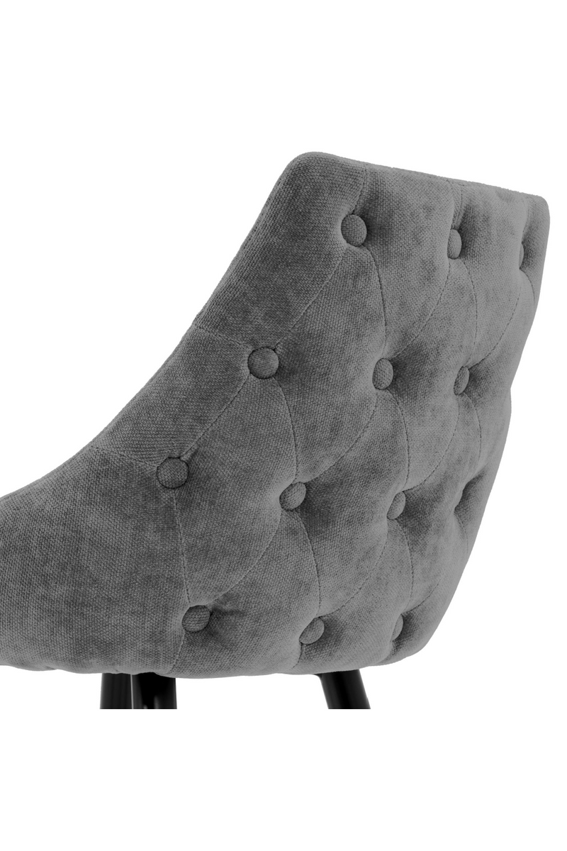 Gray Upholstered Bar Stool | Eichholtz Cedro |