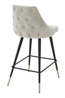 Beige Upholstered Counter Stool | Eichholtz Cedro | OROA TRADE