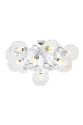 Silver 13-Bulb Flush Mount | Eichholtz Soleil | Oroatrade.com