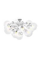 Silver 13-Bulb Flush Mount | Eichholtz Soleil | Oroatrade.com