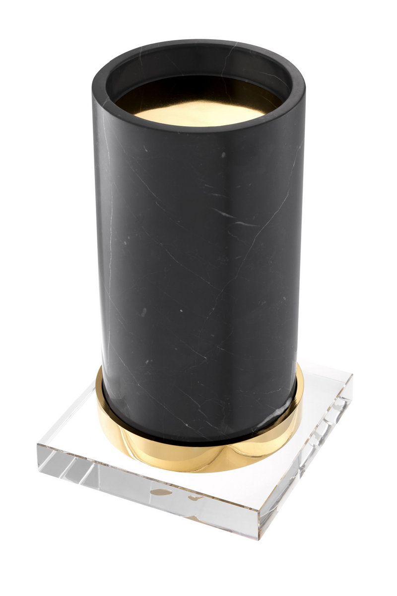 Black Marble Candle Holder | Eichholtz Whitby | OROA TRADE
