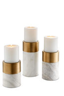 Marble Candle Holder Set (3) | Eichholtz Sierra | Oroatrade.com
