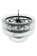2 Tier Glass Rod Chandelier | Eichholtz Sutton House | OROA TRADE
