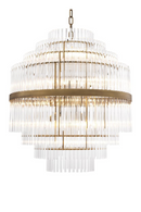 Glass Layered Chandelier | Eichholtz East | OROA TRADE