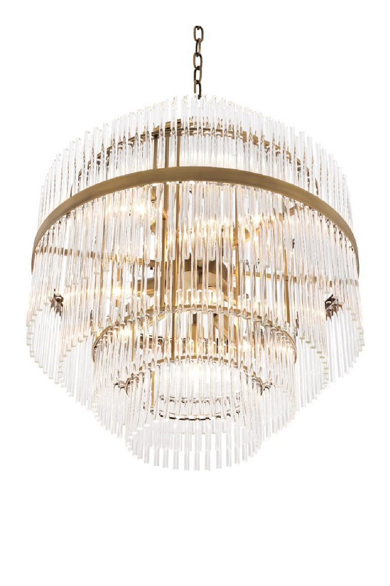 Glass Layered Chandelier | Eichholtz East | OROA TRADE