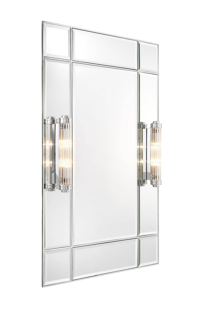Silver Mirror With 2 Flushmounts | Eichholtz Beaumont | Oroatrade.com