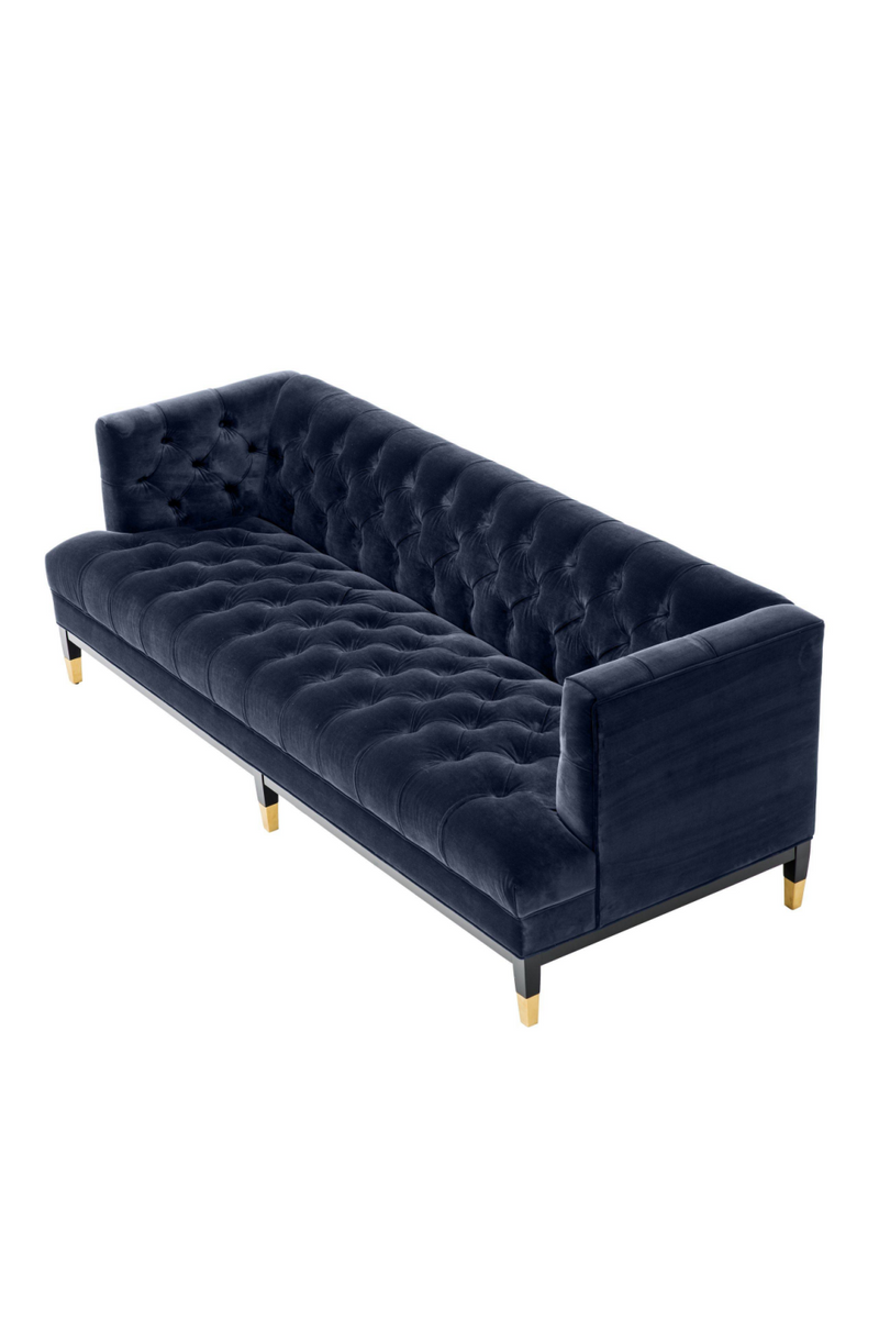 Velvet Buttoned Sofa | Eichholtz Castelle | Oroatrade.com