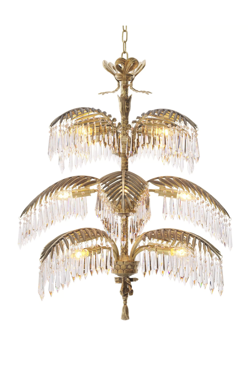 Golden Art Deco Chandelier | Eichholtz Hildebrandt | Oroatrade