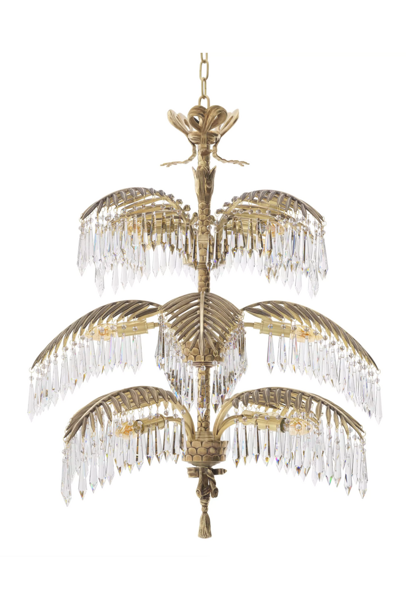 Golden Art Deco Chandelier | Eichholtz Hildebrandt | Oroatrade