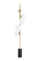 Globe Black Marble Base Floor Lamp | Eichholtz Tempo | Oroatrade.com