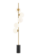 Globe Black Marble Base Floor Lamp | Eichholtz Tempo | Oroatrade.com
