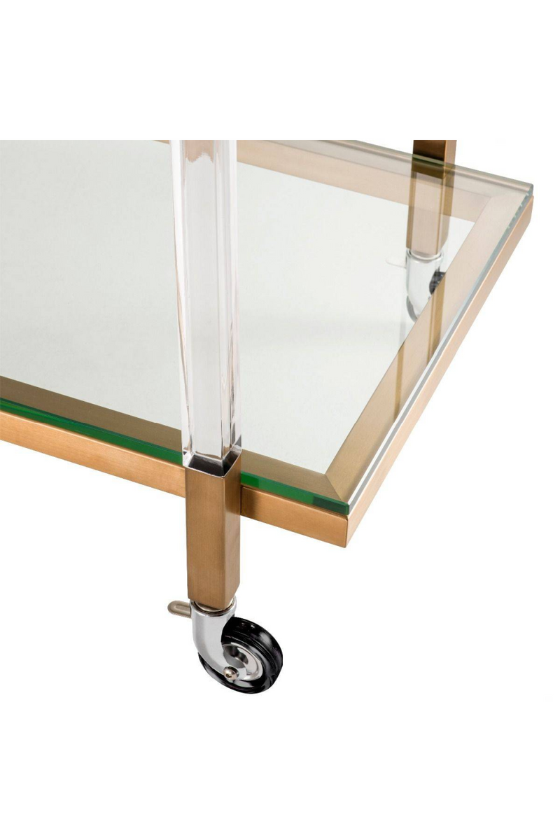 Brass Glass Trolley | Eichholtz Royalton | Oroatrade.com