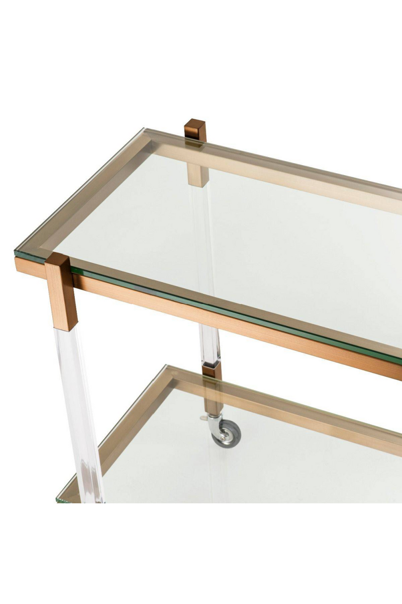 Brass Glass Trolley | Eichholtz Royalton | Oroatrade.com