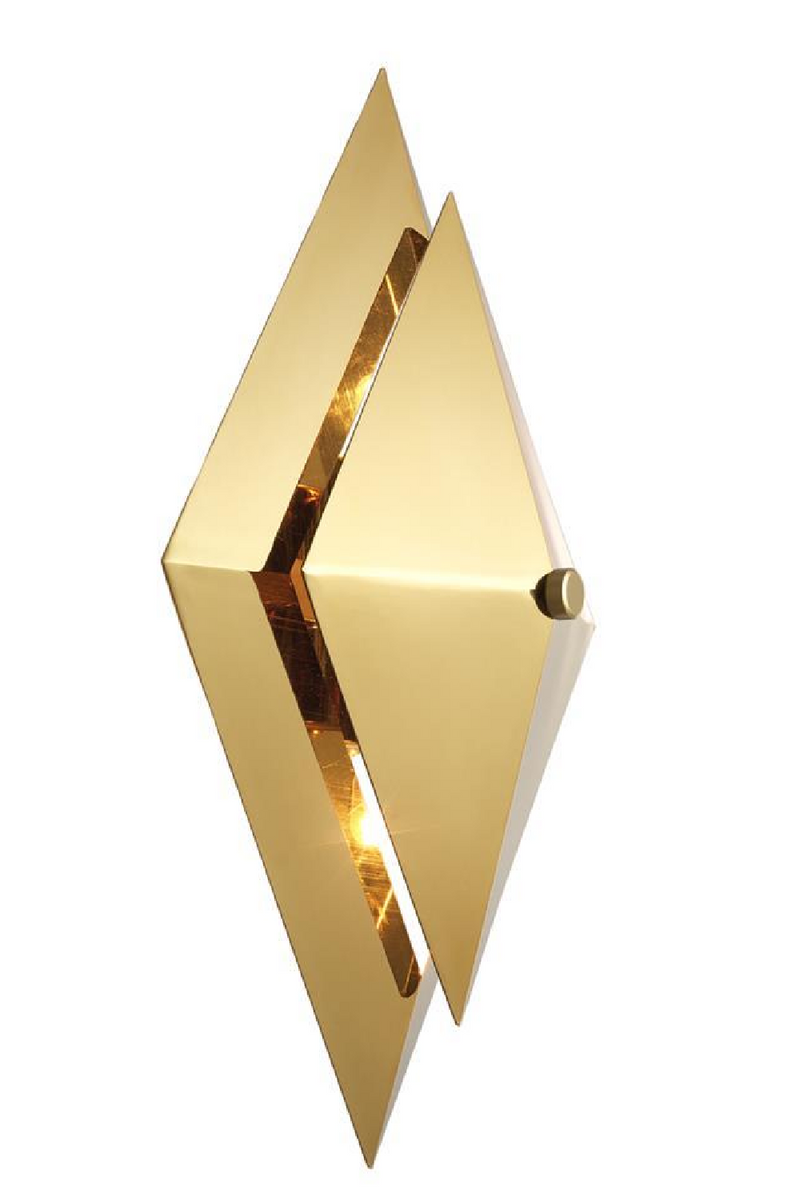 Gold Rhombus Wall Lamp | Eichholtz Augustas | Oroatrade