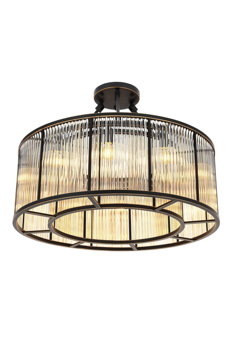 Glass Drum Ceiling Lamp | Eichholtz Bernardi | OROA TRADE
